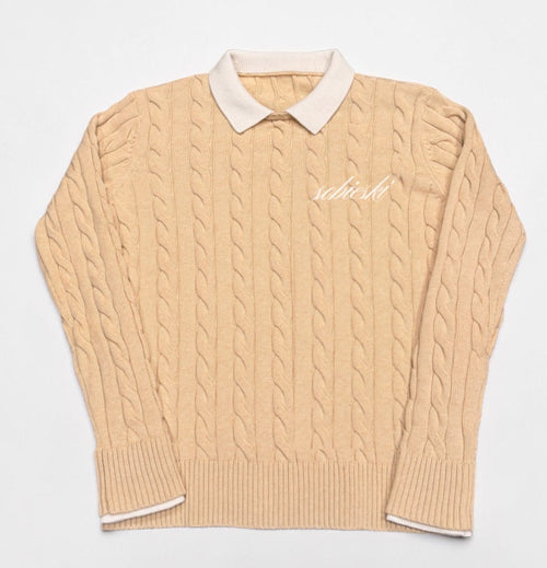 Sobieski Cable Knit Sweater